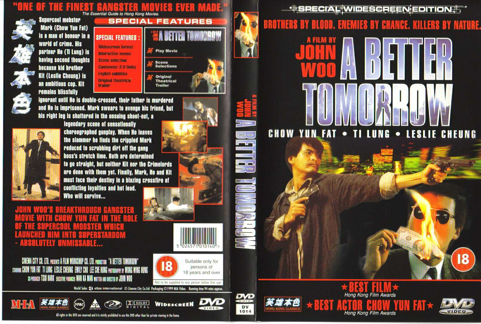 Better Tomorrow, A (HK Classics) Cover Scan