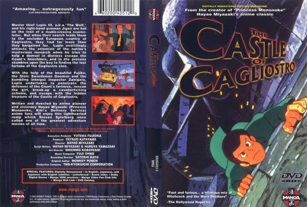 Castle of Cagliostro Cover Scan
