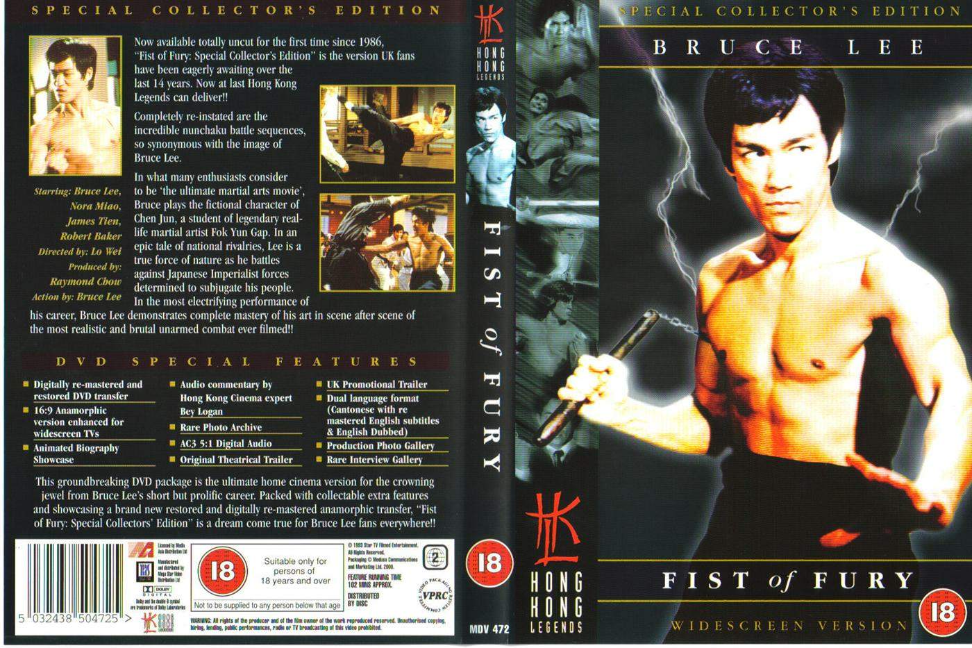 Fist of Fury Cover Scan