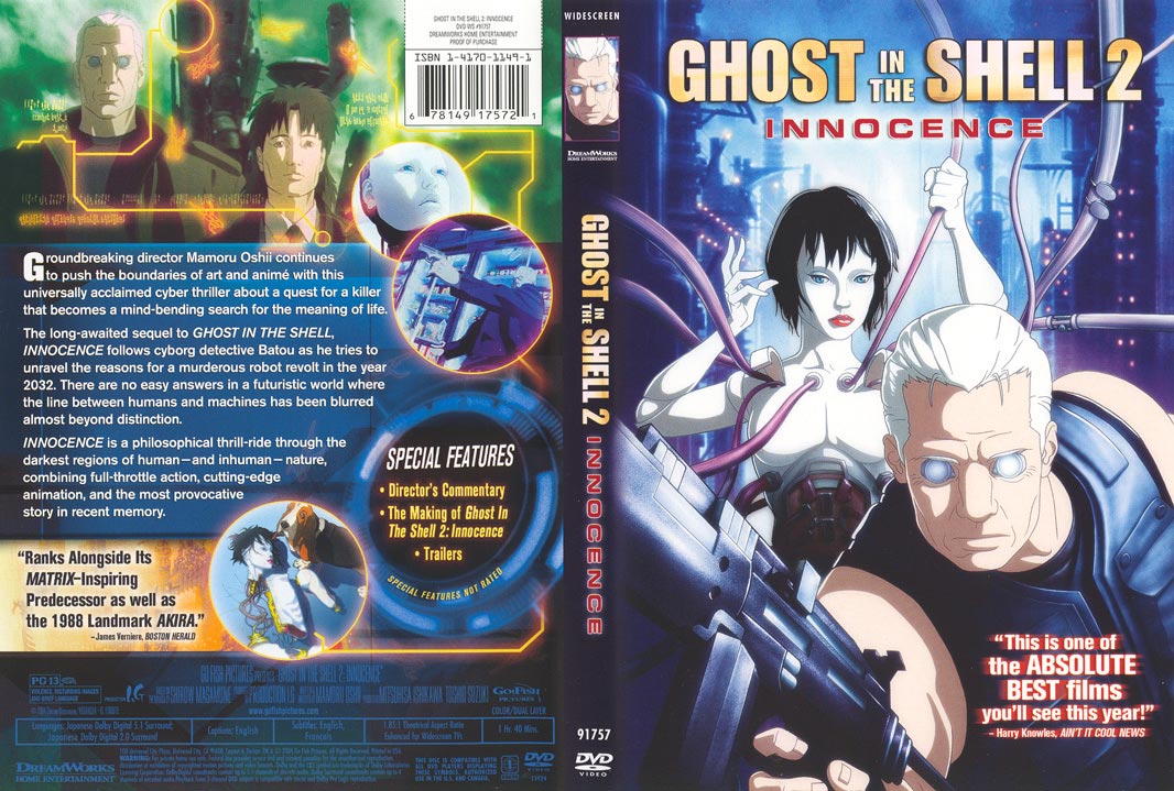 Ghost in the Shell 2 : Innocence Cover Scan