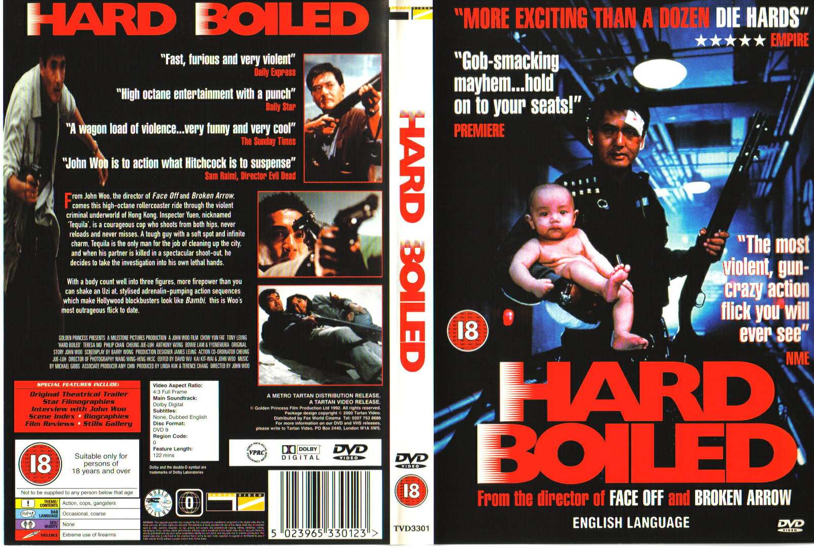 Hard Boiled (Tartan) Cover Scan
