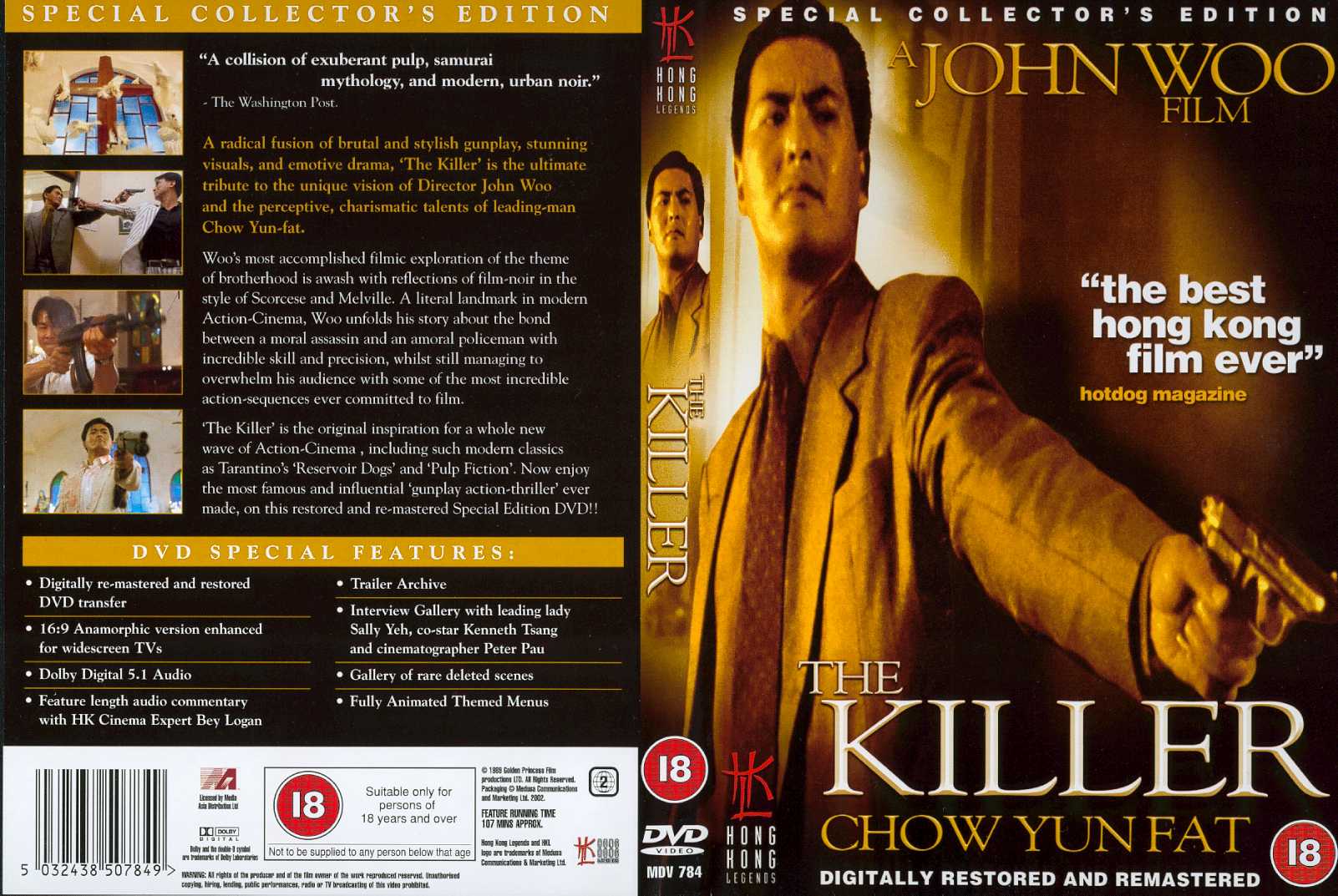 Killer, The (HK Legends 1) Cover Scan