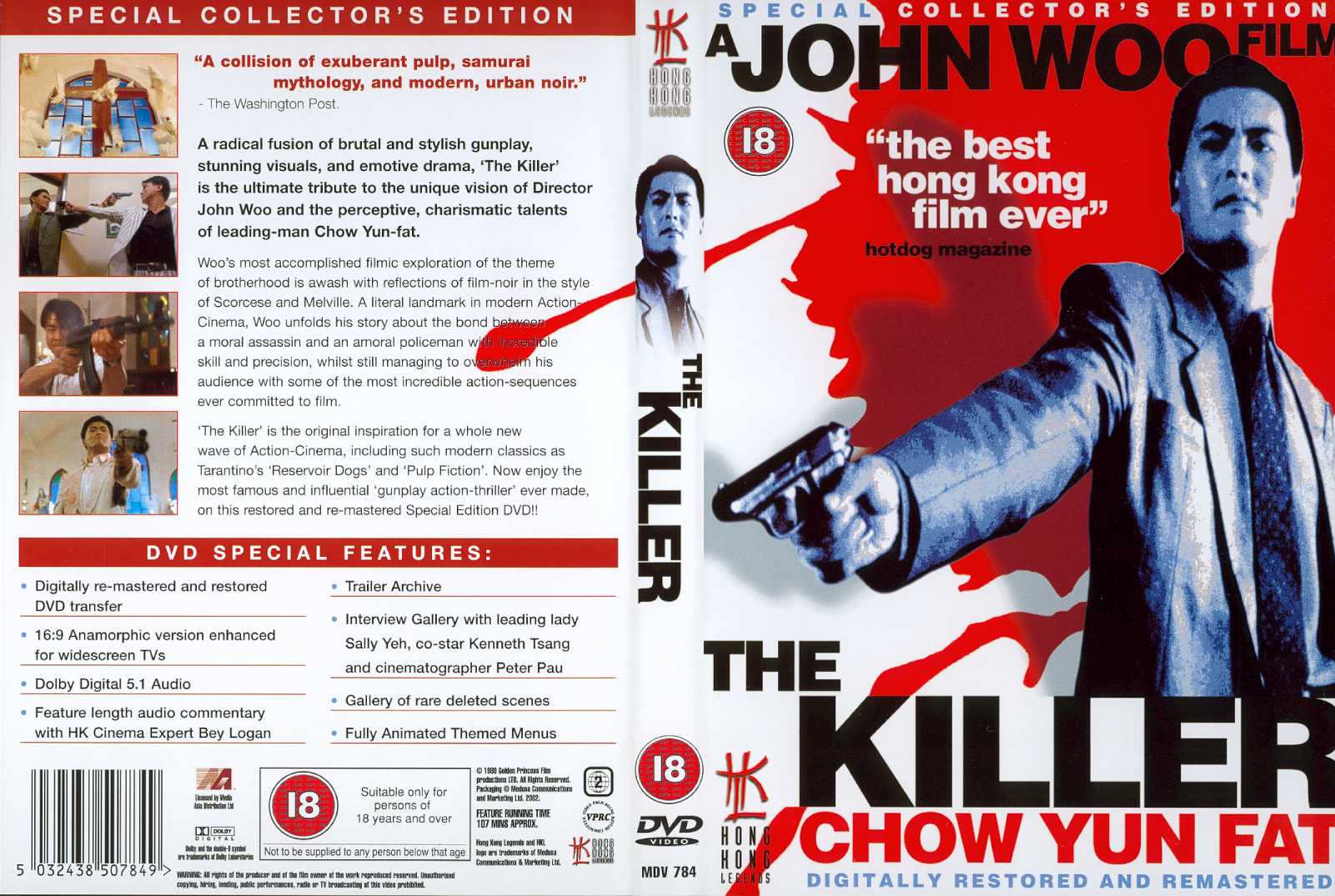 Killer, The (HK Legends 2) Cover Scan