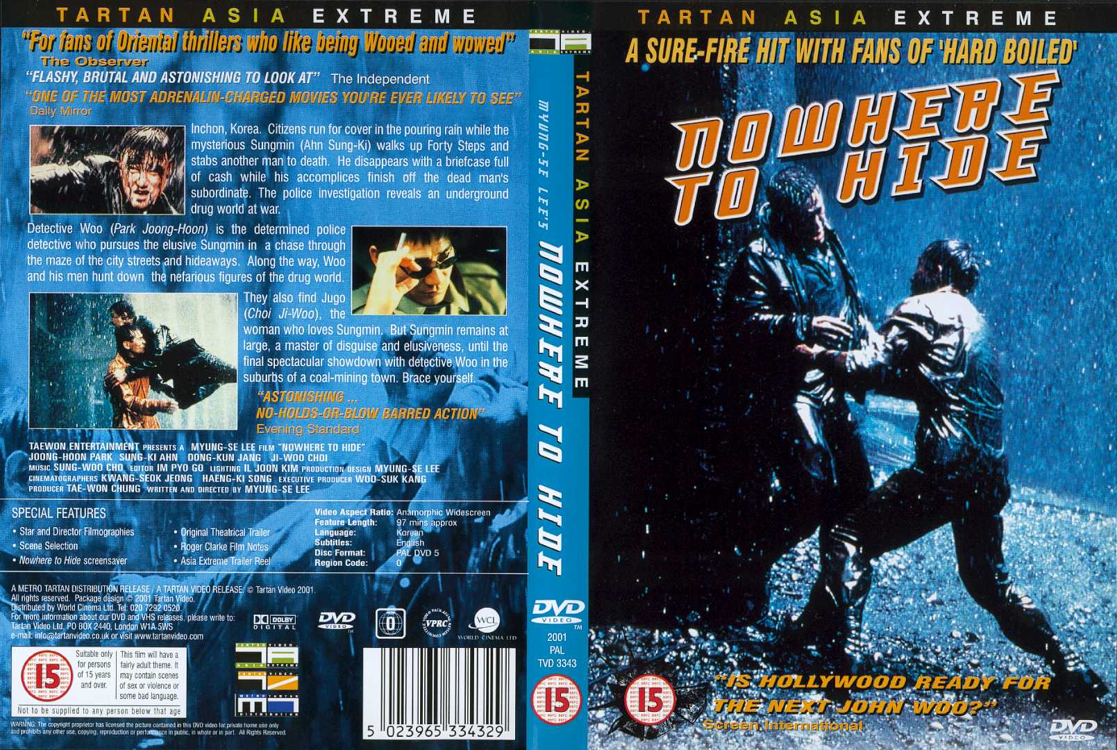 Nowhere to Hide Cover Scan