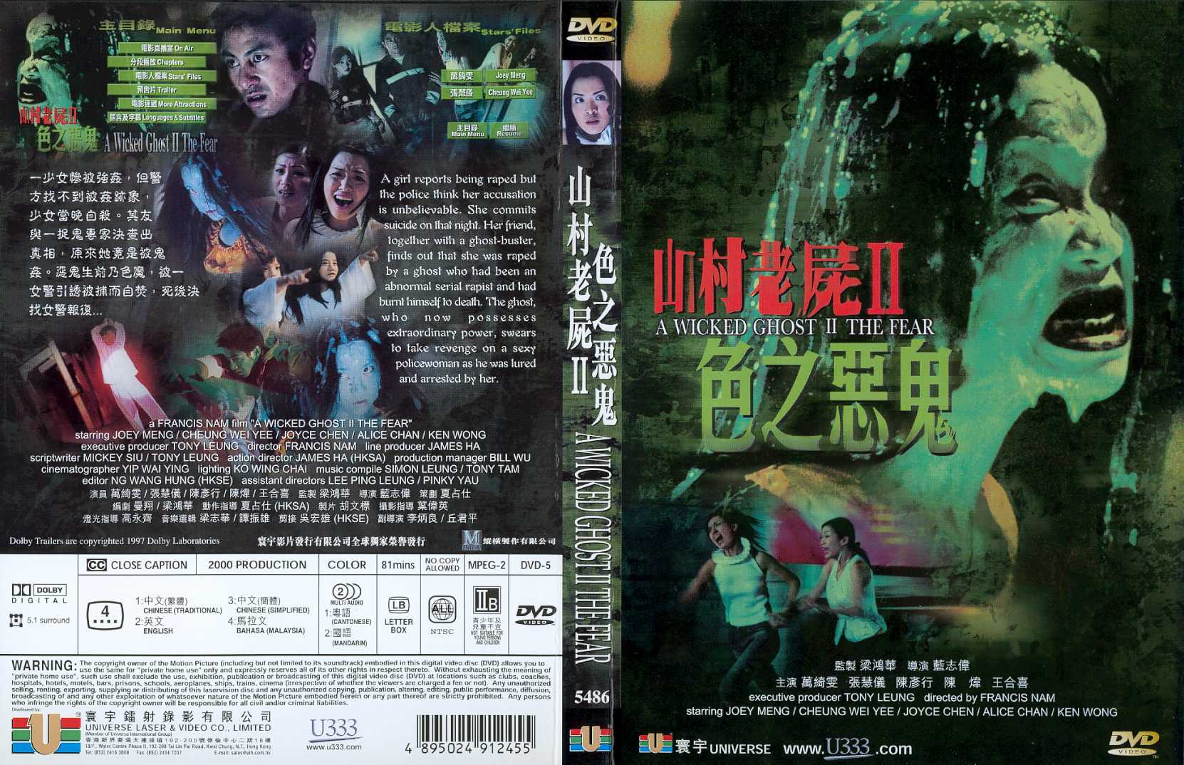 Wicked Ghost 2, A Cover Scan